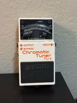 Boss Chromatic Tuner TU-3 Guitar Pedal