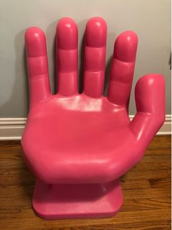 Pop Art Hand Chair Bright Pink