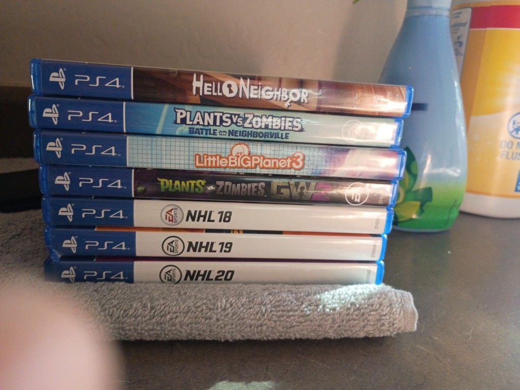 PS4 Games Available