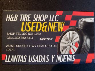 Tires. Location 26253 Sussex Hwy Seaford DE. 📞at 3o2 536 One 932 Monday To Saturday 8to6pm Thumbnail