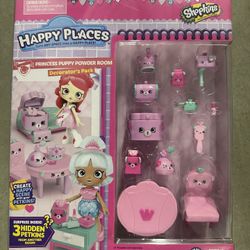 SHOPKINS HAPPY PLACES PRINCESS PUPPY POWDER ROOM DECORATOR’S PACK MOOSE TOYS