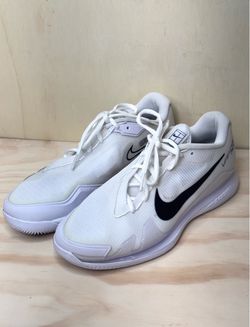 Nike Court Air Zoom Vapor Pro HC Mens Size US 9 White CZ0220-124 Tennis