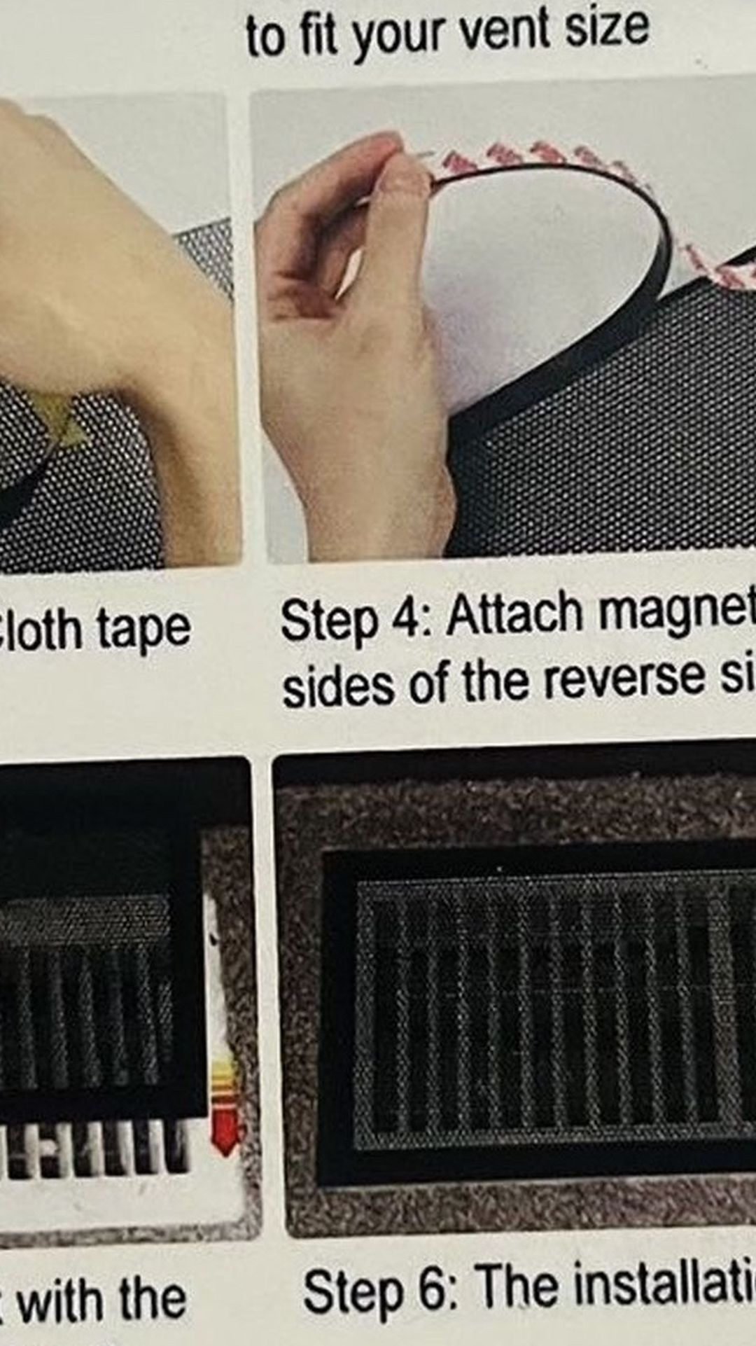 Vent Cover DIY Set