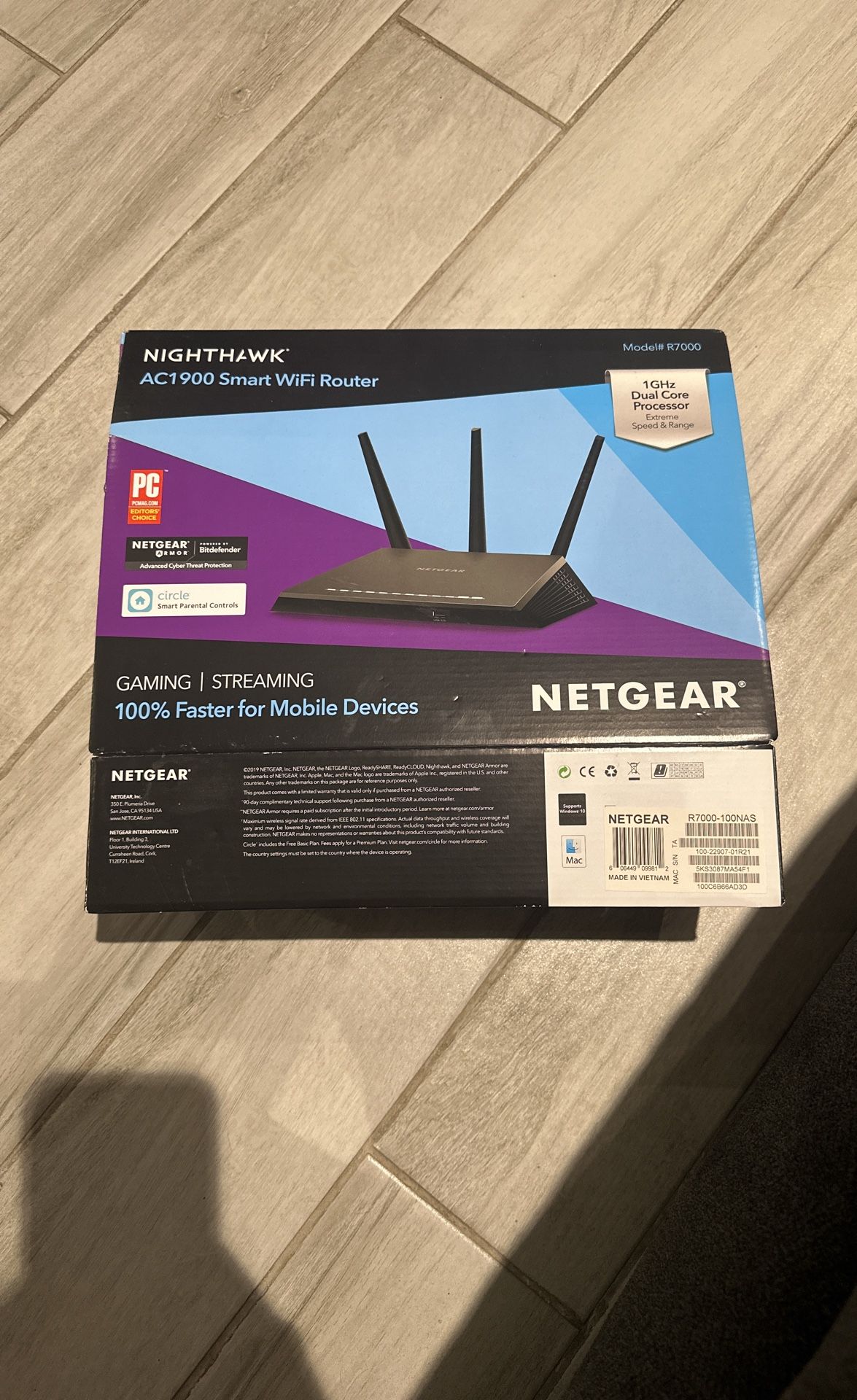 Nighthawk AC1750 Smart WiFi Router