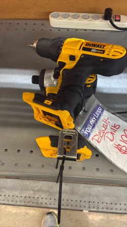 2 Dewalt Drills With Battery’s Ans Charger $199