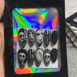 Jack Skeleton Press Ons