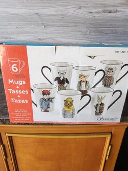 New 6 coffe cups