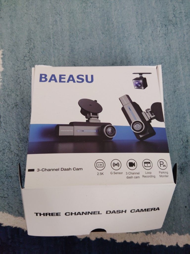 Baeasu 3 channel Dash Cam