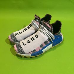 Sz 9.5 Pharrell Adidas Human Race Solar HU NMD Mother Land Shoes