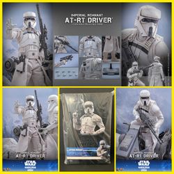 1/6 Hot Toys Star Wars Imperial Remnant AT-RT Driver MMS853 Figure