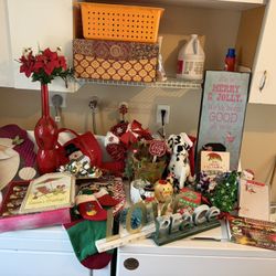 Last Chance Over 30 Christmas Items Package Plus Polar Express Train Plastic Truck Set