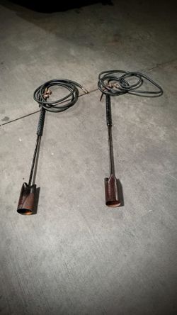 Ruffing torches in good condition adjustable nob