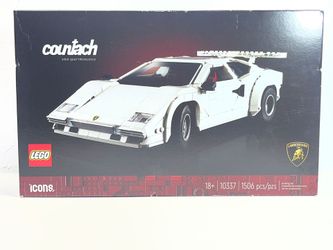 LEGO Icons Lamborghini Countach 5000 Quattrovalvole 10337 ~ Brand New