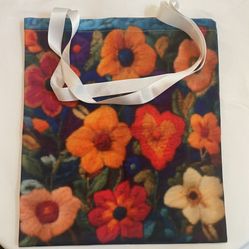 Vibrant Floral Tote Bag