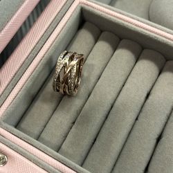 Pandora Sparkling & Polished Lines Ring