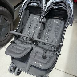 🚼 Jeep Double Stroller (Black)