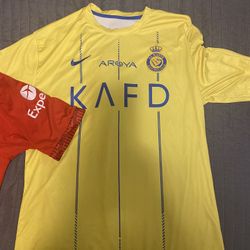 Ronaldo and Mo Salah Jerseys Large And Medium 