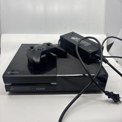Microsoft Xbox One 500GB Console Black w/ Controller/Power Cable