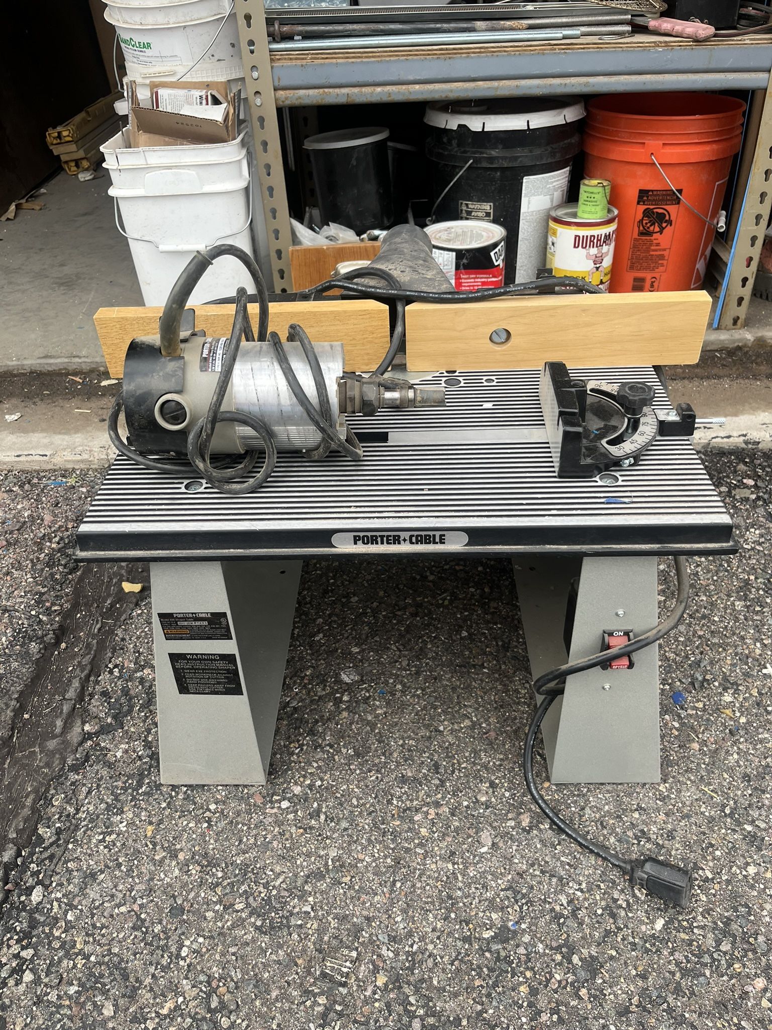 Porter Cable Router Table W/router
