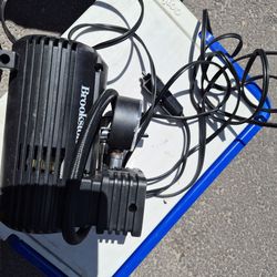Brookstone Automotive Tire Inflator Air Compressor 300 PSI 12V Car Portable NEW