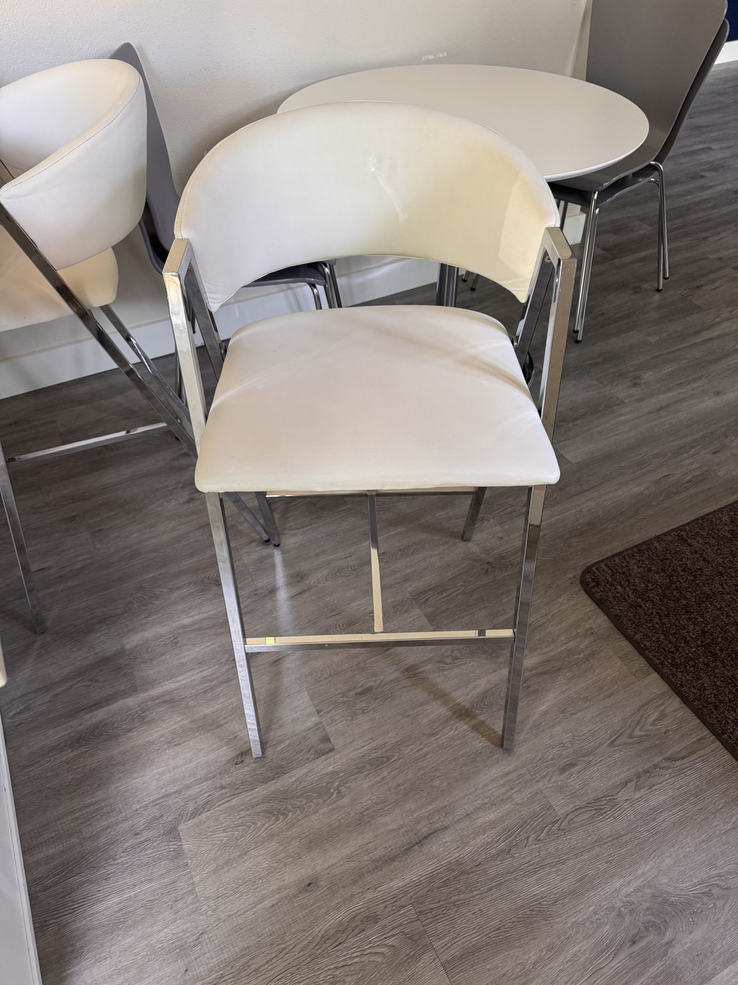 White Counter Height Bar Stools