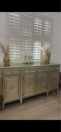MIRRORED FURNITURE 3 PIECES