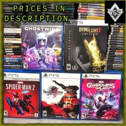PS5 Games (Check Description)