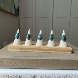 Chrysocolla Statement Rings ( firm on price )