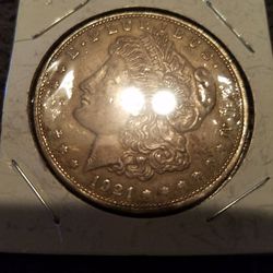 1921d morgan silver dollar