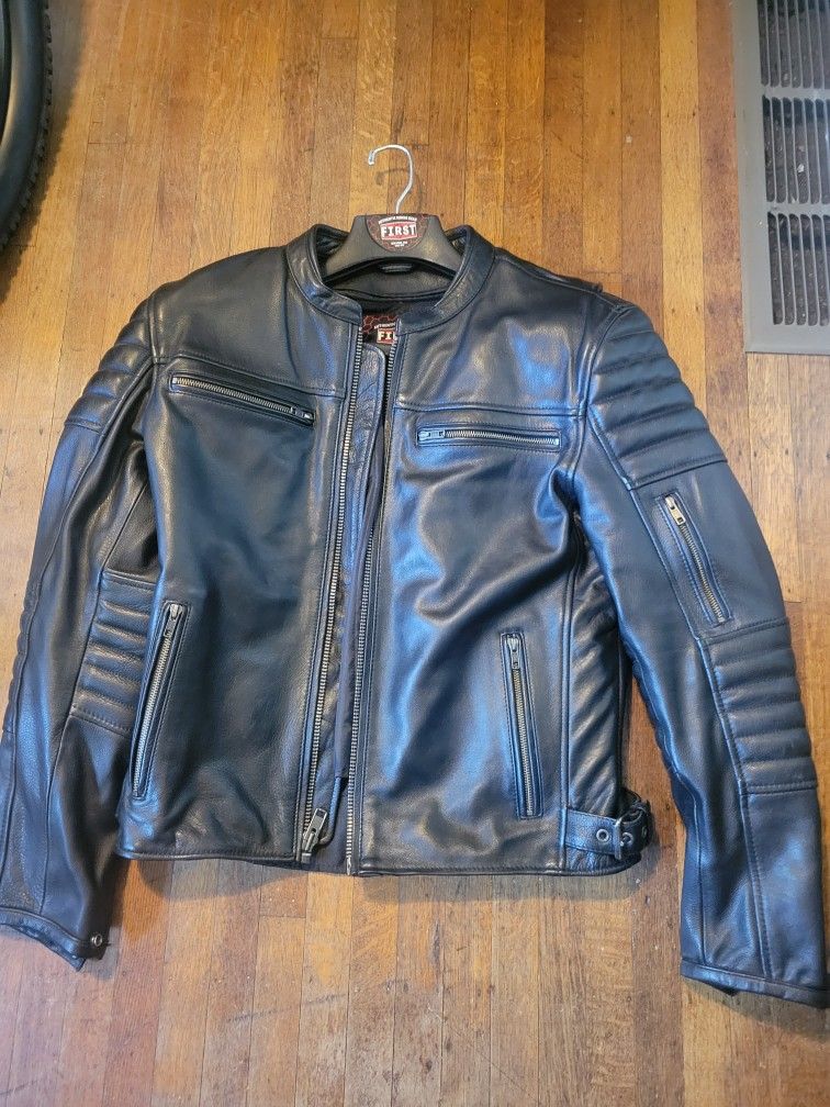 FIRST MFG Co. Motorcycle Leather Jacket
