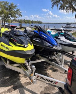 2026 Jet Ski – Sea-Doo RXT-X 325, GTX Limited 325 & Kawasaki Ultra 310LX + Triton Trailer