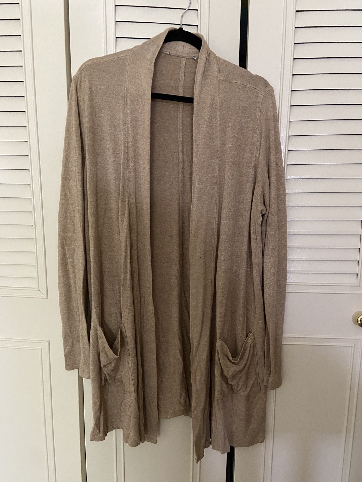 Comfy Beige Duster Cardigan 
