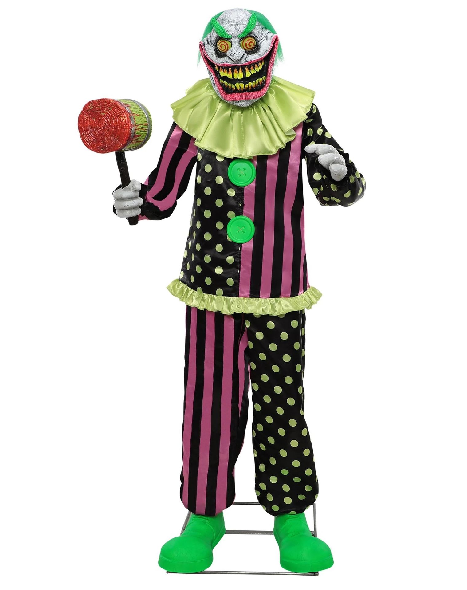 5.8’ Wacky Mole Clown Halloween Decoration Prop Animatronic Spirit Halloween