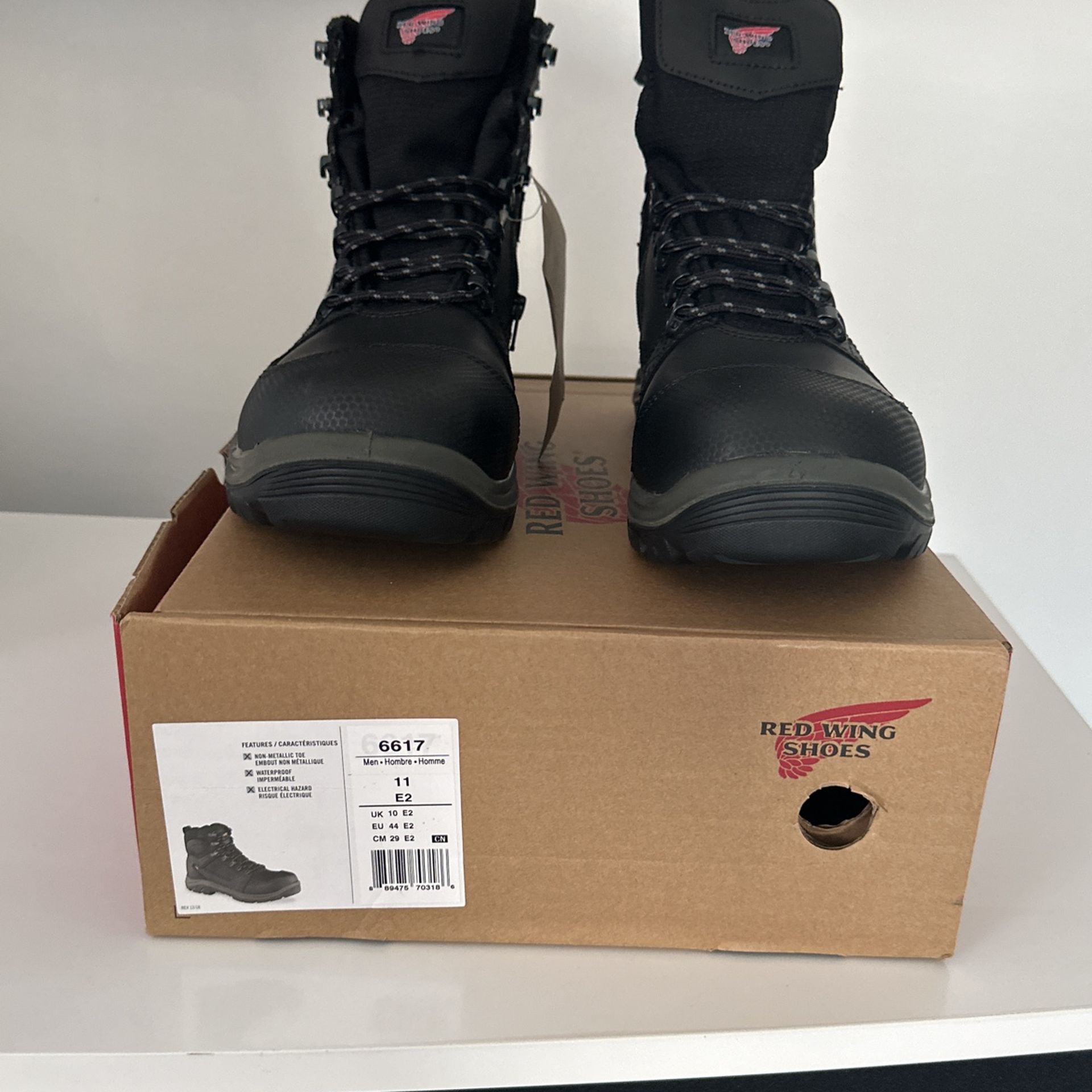 Red Wing Shoes, Style 6617 Size 11 E2 , Safety Shoes , Waterproof, EH , Oil/ Slip Resistant