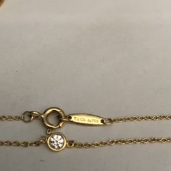 Tiffany & Co. Elsa Peretti Single Diamond Bracelet 