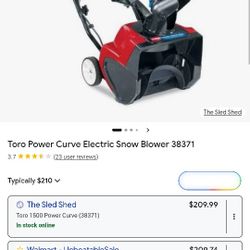 Used Corded Snow Blower