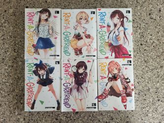 Rent-A-Girlfriend Manga 1 to 6