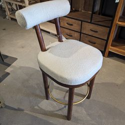 Unique upholstered counter stool