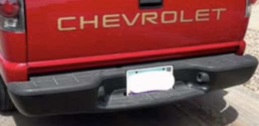 2002 Chevrolet S10 Rear Bumper