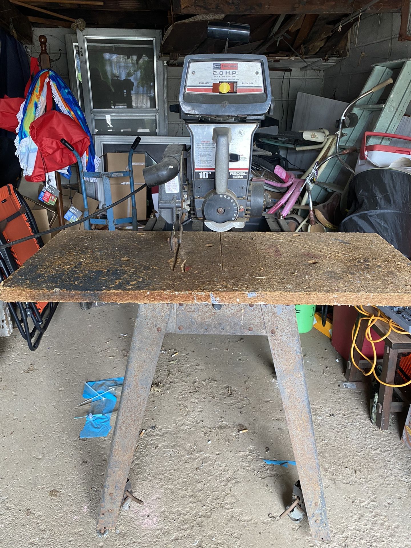 Craftsman 2.0 HP 10” Radial Arm Saw
