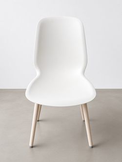 White modern IKEA dining  chair- set of 4