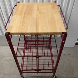 Folding Kitchen Cart/Island 