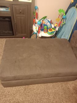 Gray Ottoman