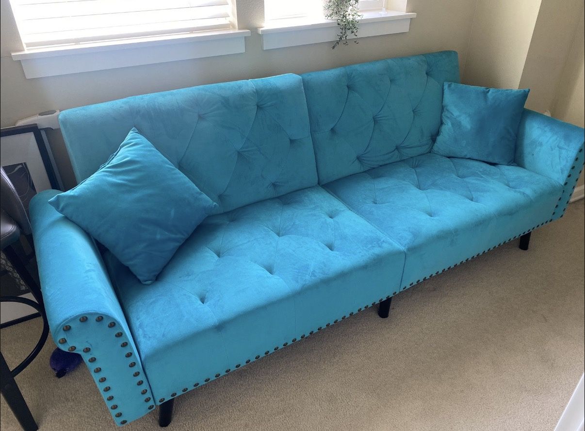 Tufted Convertible Couch