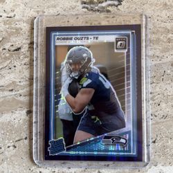 2025 NFL Optic Purple Shock  Rookie Card - Robbie Ouzts