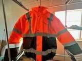 New: Safety Orange Waterproof Jacket