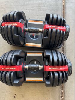 Bowflex dumbbells