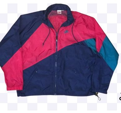 Nike mens vintage 80s 90s multicolor windbreaker windrunner jacket size XL
