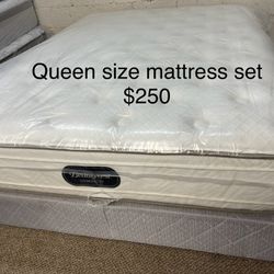 Queen Size Mattress Set Delivery Available 