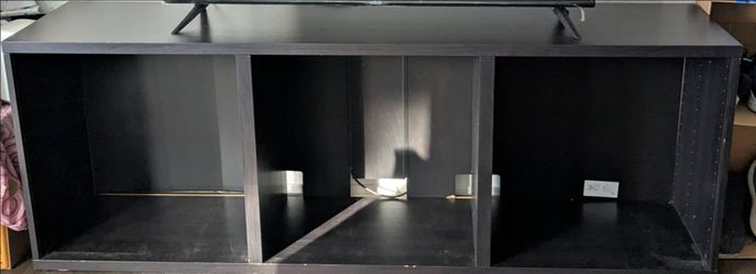 IKEA BESTÅ TV unit, black-brown, 70 7/8x15 3/4x25 1/4 "